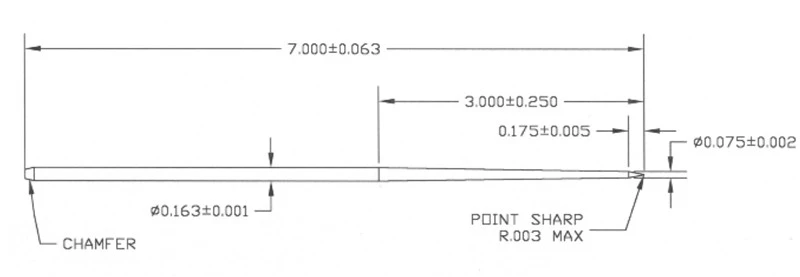 NIJ 011500 Spike Stab Test Threat Weapon