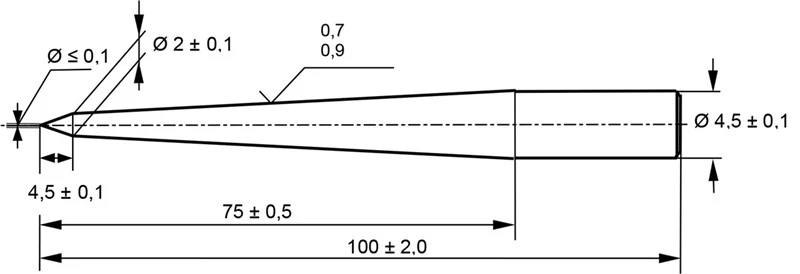 VPAM stab resistance Test tool Dorn Spike Thorn