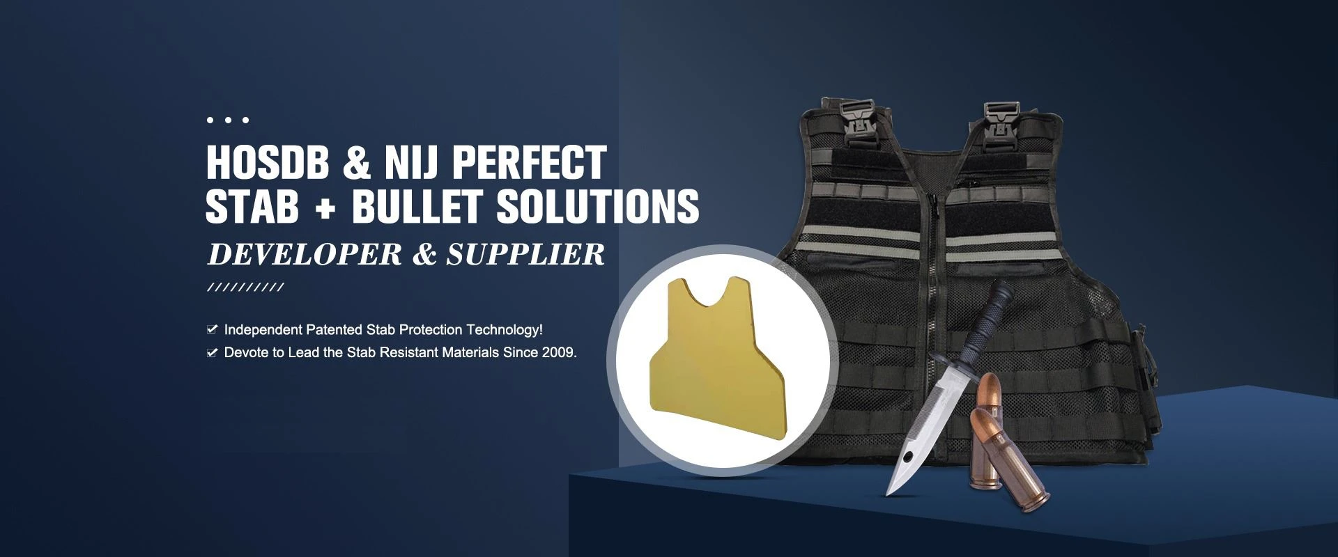 bulletproof and stab proof material